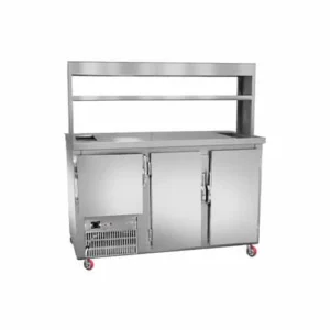 ثلاجة بروست ستانلس ستيل 150 سم