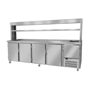 ثلاجة بروست ستانلس ستيل 250 سم