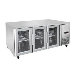 ثلاجة تخزين أرضية زجاج 179سم