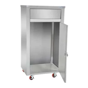 حاوية نفايات ستانلس ستيل 80 سم