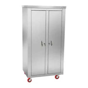 خزانة أدوات تنظيف ستانلس ستيل 80 سم