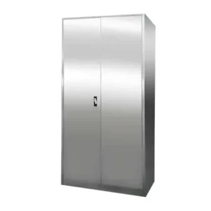 خزانة بأبواب ستيل ستانلس ستيل 100 سم