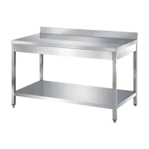 طاولة تحضير ستانلس ستيل رف سفلي 100 سم