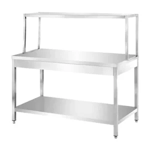 طاولة ستانلس ستيل برف خدمة 100سم