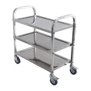 عربية 3 أرفف ستانلس ستيل 85 سم