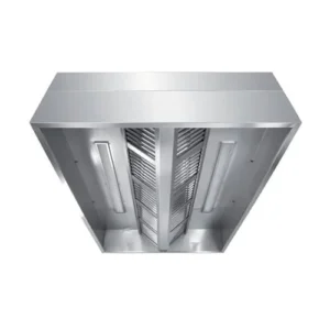 مدخنة وسطية بفلتر و فرش آير ستانلس ستيل 200سم